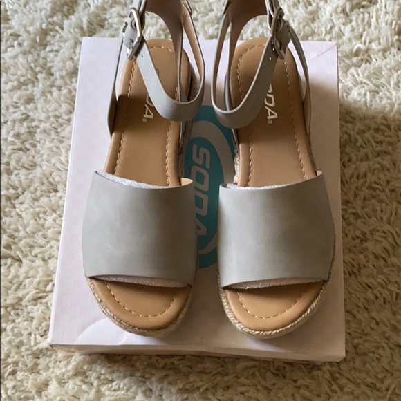 Soda Shoes - Grey SODA Espadrilles